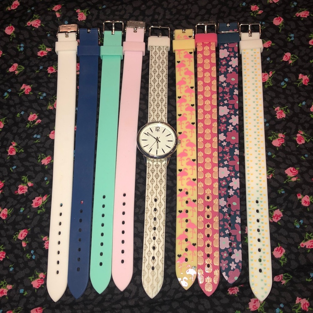 new watch with 9 interchangeable bands!